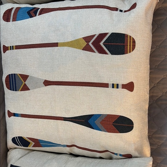 Decorative Lake House Throw Pillows - Set of 4 - Picture 4 of 5